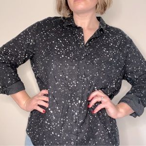 Madewell Star Button Up Shirt